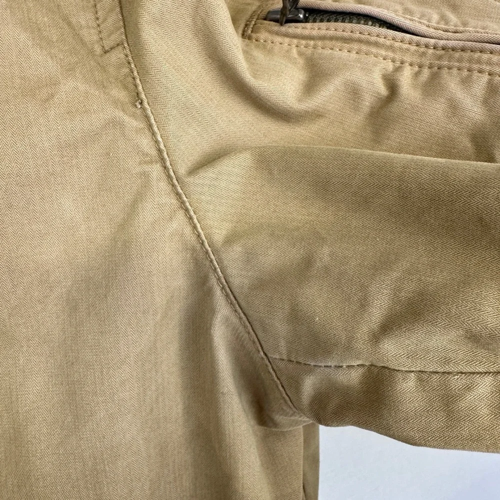 Banana Republic Garment Dye Herringbone Jacket Khaki‎ Men's Large